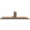 Ekena Millwork Portland Smooth Timber Gable Bracket, Douglas Fir, 60"W x 20"H x 3 1/2"D x 5 1/2"F, 8/12 Pitch GBW060X20X0406POR00SDF - alternate 5